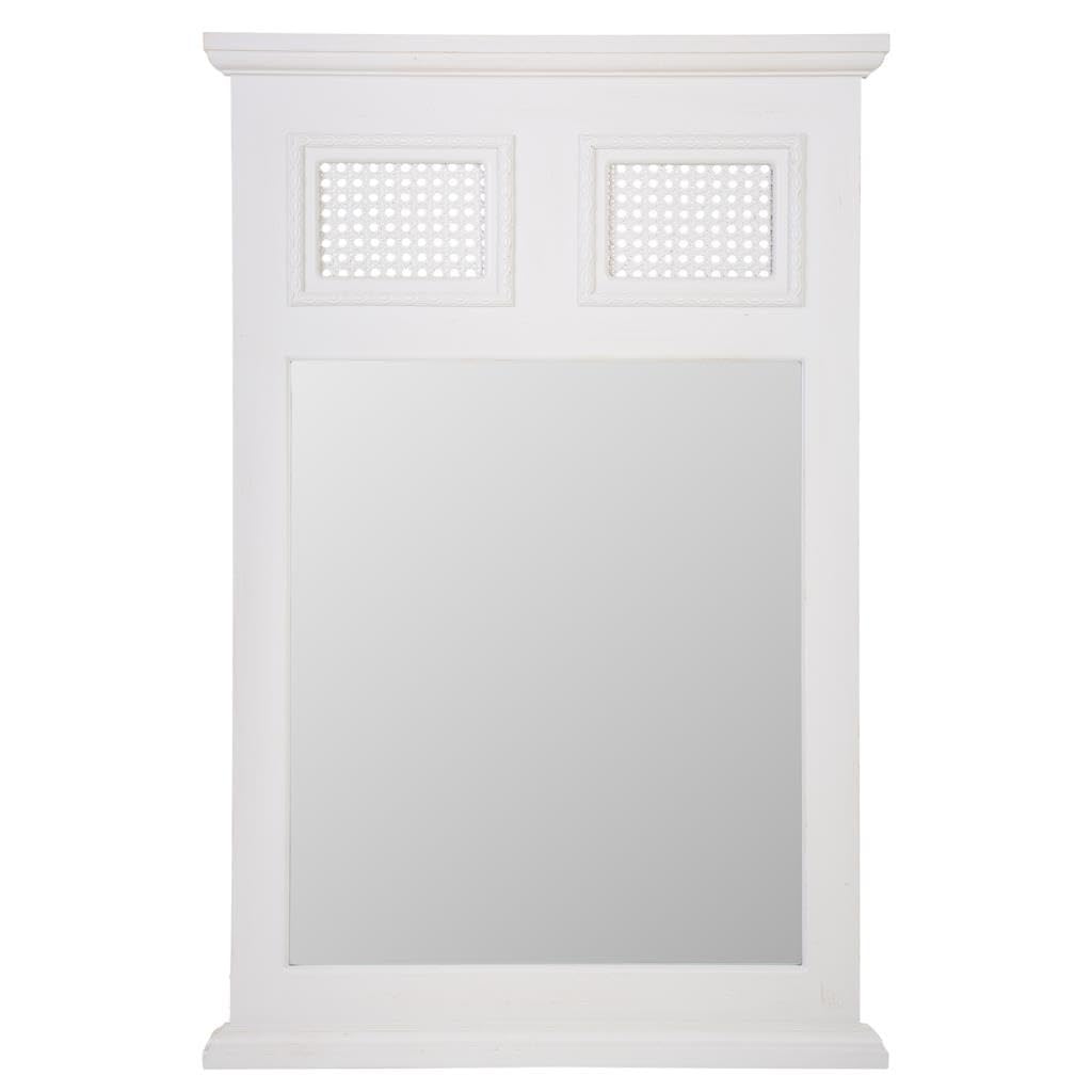 WANDERLUST DECO Espejo de Madera Gris 60x4x90