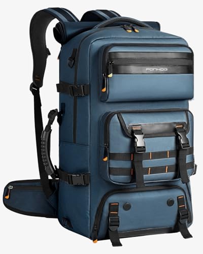 Ponhog 50L Travel Backpack with Shoe Compartment
