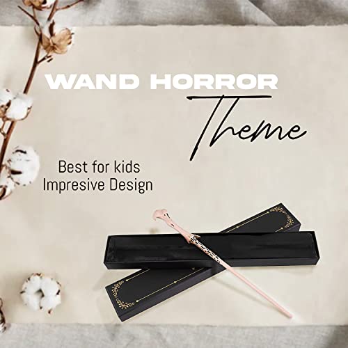 Image of Harry Potter Wizard Wand | Lightweight Polyresin & Metal Magic Wand Attractive Magic Wizard Wands For Harry Potter Fans (Style 4), Beige