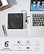 Bluray Laufwerk Extern, Externes Blu Ray Laufwerk FüR Pc Blu Ray Brenner Extern Mit USB 3.0 Und Typ-C CD/DVD Brenner Blu Ray Player FüR Pc Mit Windows MacOS Laptop Und Desktop