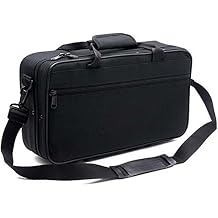 Tosnail 600D Water-resistant Foam Cotton Padded Clarinet Case, Clarinet Gig Bag