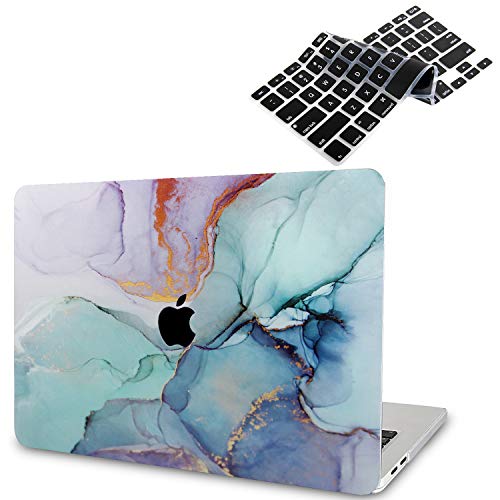 B BELK Funda MacBook Air 13 Pulgadas 2020 2019 2018 con Protector Teclado EU para Carcasa MacBook Air 13
