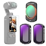 [ Compatible avec les drones DJI OSMO Pocket 3 ] : C'est un kit de filtres nd fixé qui comprend : 1*polarisant, 1*ND8, 1*ND16. Utilisé pour un DJI OSMO Pocket 3 lors des prises de vue extérieur.
