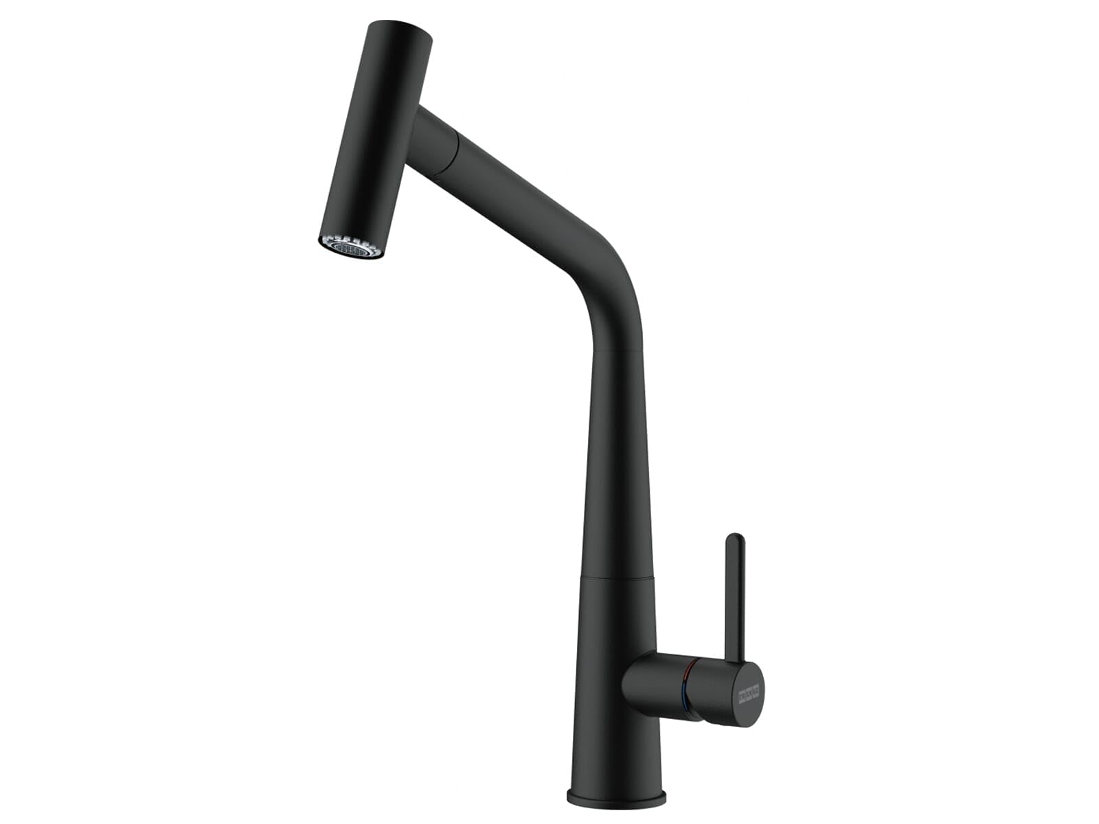 FRANKE 115.0625.190, Rubinetto per lavello da cucina Icon pull-out spray, Nero opaco