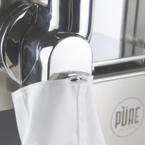 PURE Juice Press Bags, High Strength, High Porosity & Reusable | Ripstop Juicing Bag Pouches | Set of 4-14.5 x 6.25 in | Easy-Clean Cold Press Cloth for Juicing with Juice Press - Thumbnail 6