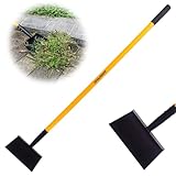 ZOYACREATE Multifunctional Cleaning Shovel, Heavy Duty Flat Snow Shovel Ice Breaker Tool for Removal Snow Weeding -51Inch