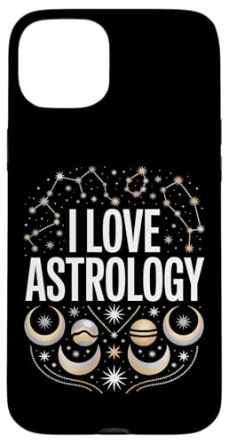 I Love Astrology Costellazioni Luna Stelle Custodia per iPhone 15 Plus