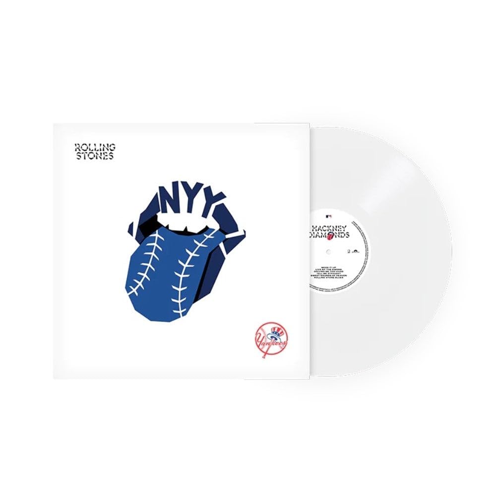 Hackney Diamonds The Rolling stones - Hackney Diamonds X New York Yankees Exclusive Limited Baseball White