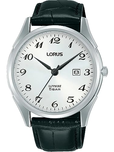 Lorus Analogique mid-37278 fini les montres lourdes optez pour le noir