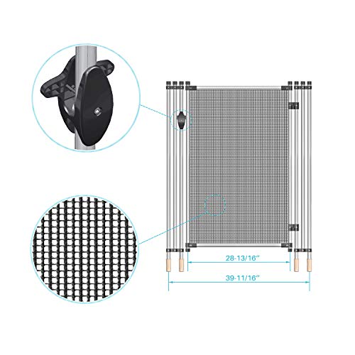 Coarbor Outdoor Mesh Safety Fence Gate Door For Pool Garden Chicken Poultry Fence Gate For Backyard Driveway Patio 6'X2.5' #TOP2