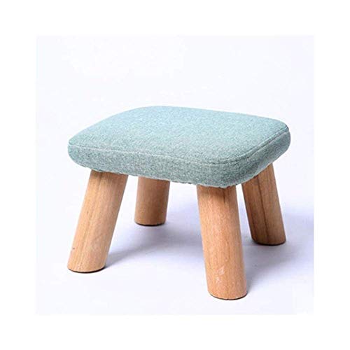 Tabouret de table basse en bois massif et assise de canapé - 2