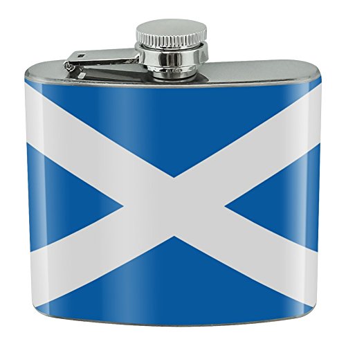 Scotland Scottish Country Flag Stainless Steel 5oz Hip Drink Kidney Flask