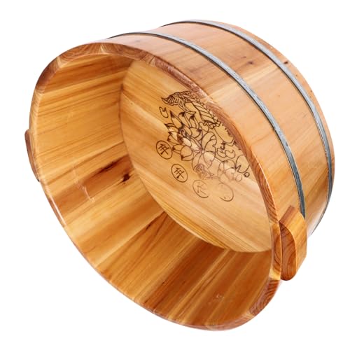 Masajeador Spa de Pies Barril de Madera 36 cm miniatura 3