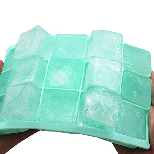 Molde de silicona para cubitos de hielo 15 cavidades 2 piezas miniatura 3