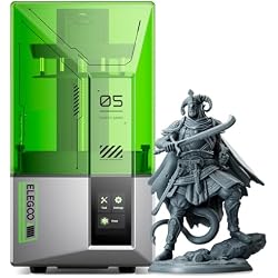 ELEGOO Mars 5 Resin 3D Printer, 4K Mono LCD, Auto-Leveling for Beginners | 4K mono LCD 7-inch, automatic leveling, print size 143.43x90x150mm, beginner-friendly