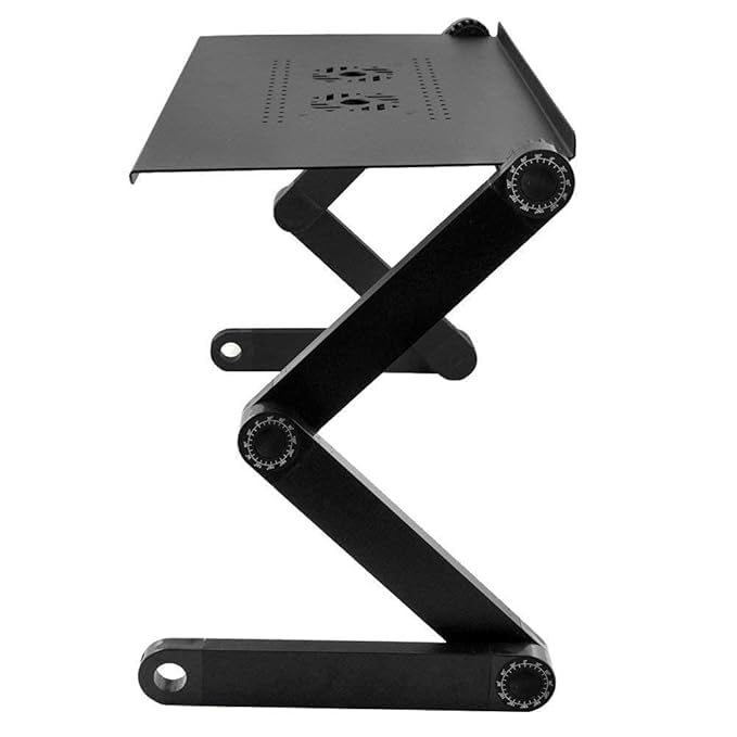 BLACK SPARROW Laptop Stand T8 Adjustable Laptop Table for Bed Portable Lap Desk Fordable Laptop Workstation Notebook Riser with Mouse Pad Side Ergonomic Computer Tray Reading Holder TV Bed Sofa Desk (B0DDXJ7FM6) Amazon Price History, Amazon Price Tracker