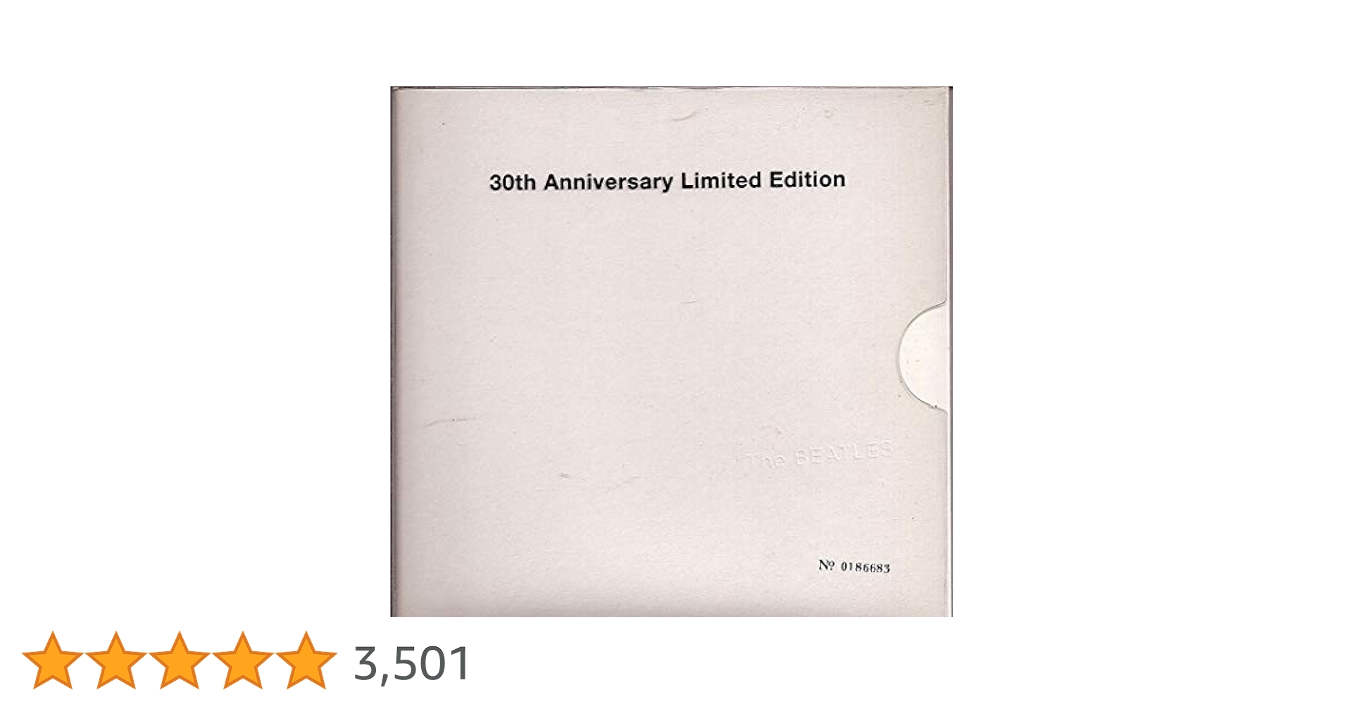beatles white album (RARE!!30周年記念盤送料込み） beatles white album (RARE!!30周年記念盤） - メルカリ