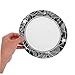 LABRIMP Halloween Tableware Set Disposable Plates Napkins and Forks for Spooky Celebrations for Halloween Parties and Gatherings Featuring Creepy Design
