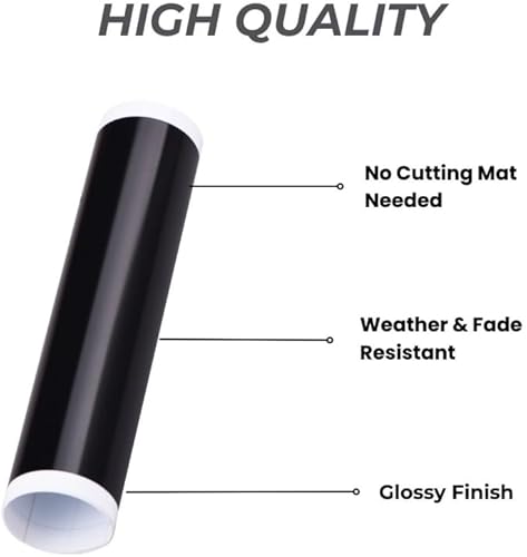 Miniatura 3 de Vinilo inteligente permanente para máquina Cricut Joy, vinilo YOFONE no requiere alfombrilla de corte, 5.5 x 120 pulgadasrollo (blanco)