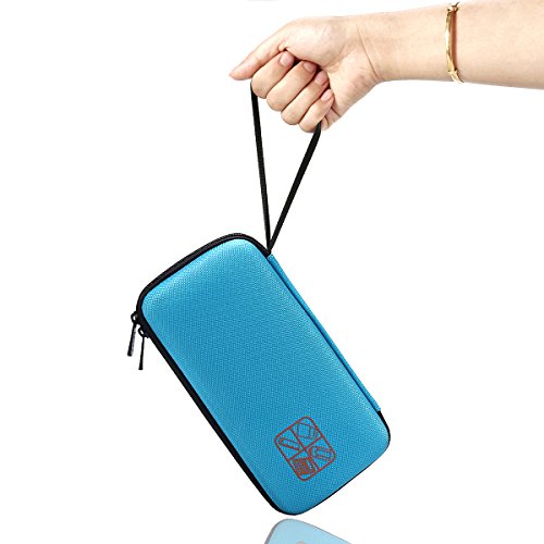 Bovke Hard Graphing Calculator Carrying Case Replacement For Texas Instruments Ti-84 Plus Ce/Ti-83 Plus Ce/Casio Fx-9750Gii, Extra Pocket For Usb Cables, Manual, Pencil, Ruler And Other Items, Blue #TOP5