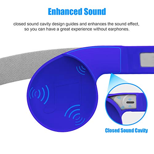 AMVR Silikon-Ohrenschützer, für Quest 2 VR-Headset, mit verbessertem Headset-Sound, Zubehör Kopfhörer-Verlängerungsabdeckung (Blue) - Image 5