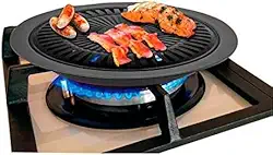 Churrasqueira de Fogão Sem Fumaça 32 cm – Praticidade e Sabor em Casa