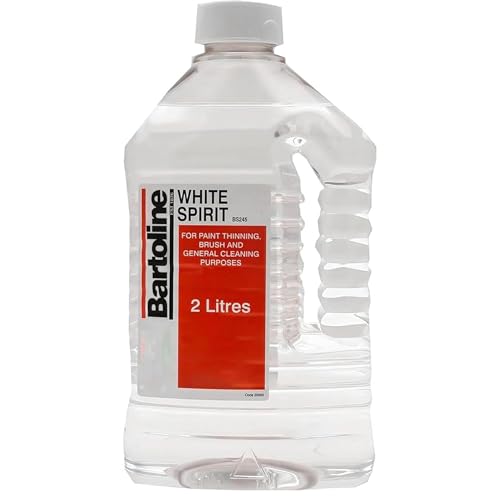 White Spirit 2 litre Multi-Purpose Paint Solvent for Stripping Paint Cleaning Paint Brushes & General Cleaning Purposes - Paint Thinner Stain Remover Oil Based Paint Cleaner - Sold by ANGIX