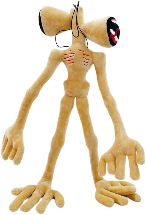 Miniatura 4 de Juguete de peluche con forma de cabeza de sirena, con extremidades movibles, para regalo de fiesta en casa, regalo de cumpleaños (marrón)