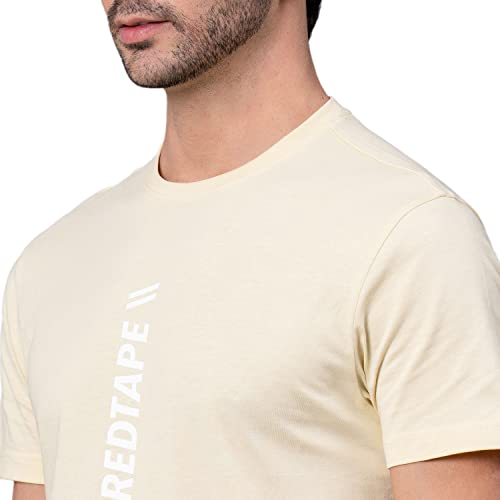 Image of Red Tape Regular Fit Men T-Shirt