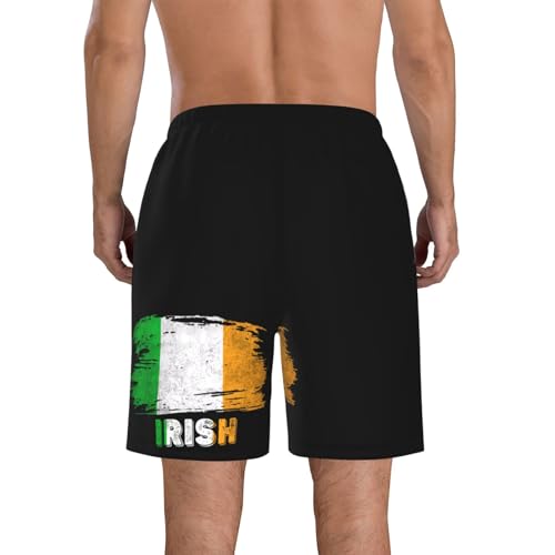 Men's Swim Trunks,Beach Board Shorts Holiday Shorts-Quick Dry Casual Drawstring Shorts3