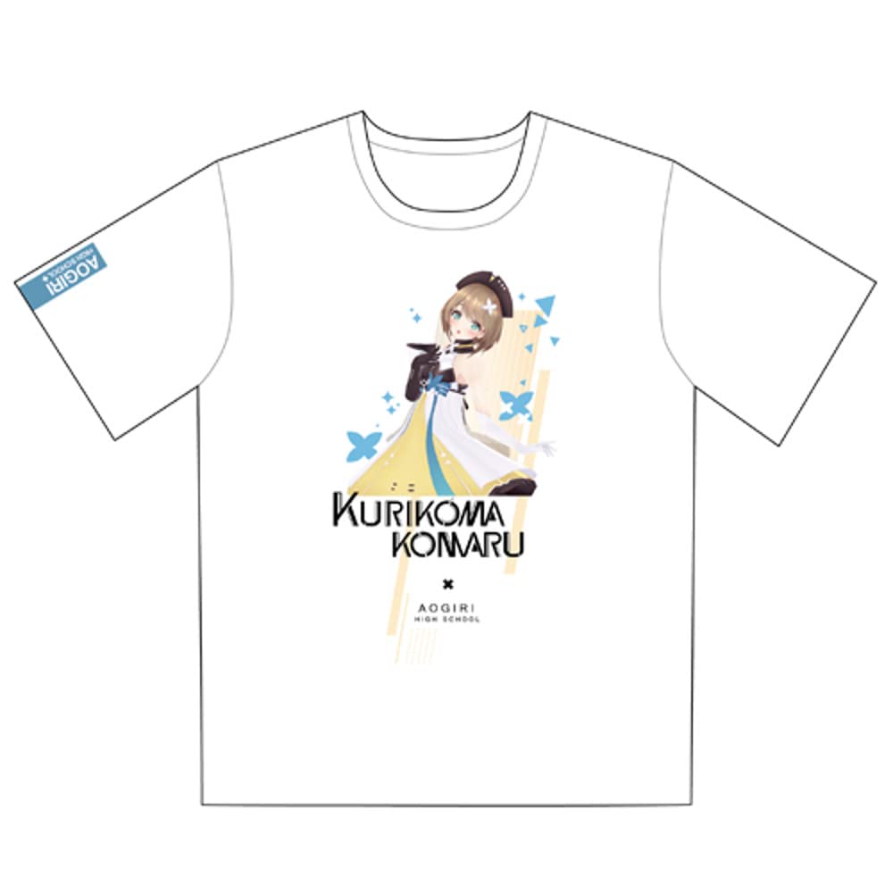 Amazon.co.jp: あおぎり高校 フルカラーTシャツ 栗駒こまる L 