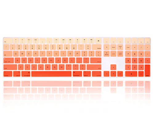 Funda de teclado numérico premium de silicona suave para Apple iMac 2017 2018 MQ052LL/A