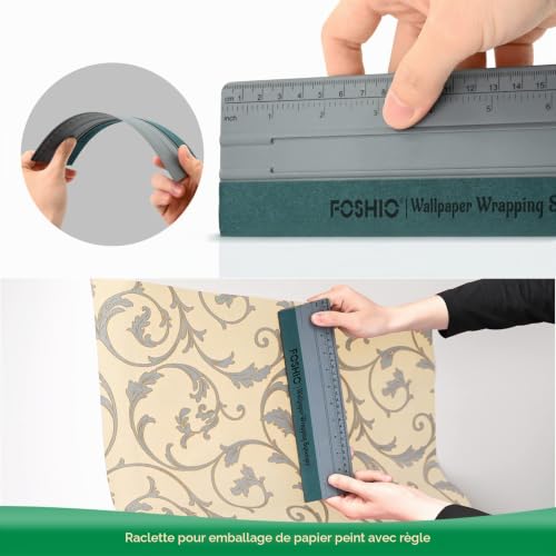 FOSHIO Kit d'outils pour Papier Peint, Lissage et Pose – vue 2