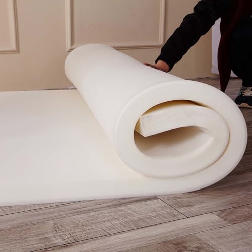 Schaumstoffkissen mit hoher Dichte, Ersatz für Schlafsofas und Stühle, individuelle Größe, Polsterschaum, ideal für Sitzerhöhungen, Fenstersitze und Sitzgelegenheiten im Innen- und Außenbereich, 60 x