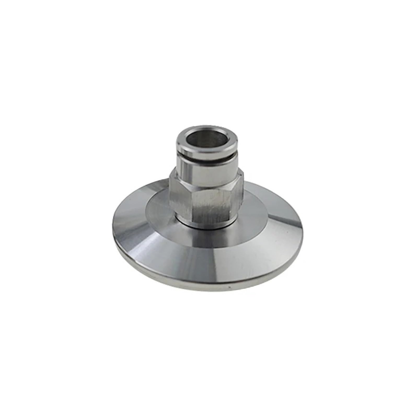 Zgposqkzsc One Color 1.5" Tri Clamp To 8Mm Pc Pneumatic Quick Connector Direct Ss304 Stainless Steel