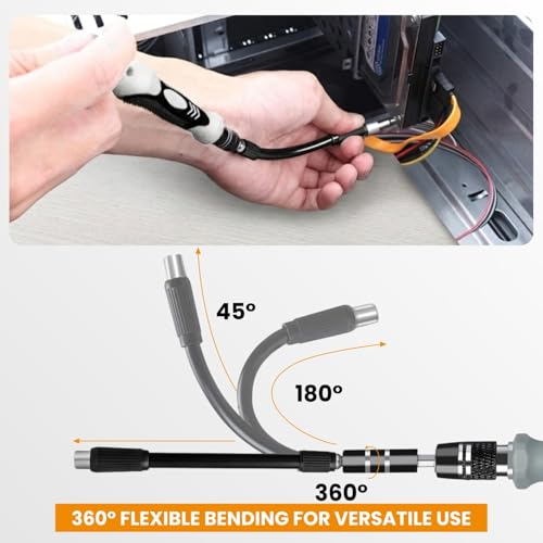 Image of Dyazo 115-in-1 Precision Screwdriver Set | Professional Magnetic Wrench Bits Repair Tool Kit with Portable Case for Electronics, Mobile, Laptop, PC, Watch, Game Console & DIY Household Repairs (Black)