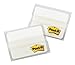Post-it Tabs, 2 in Solid, White, 12 Tabs/On-The-Go Dispenser, 2 Dispensers/Pack (686-24WE)
