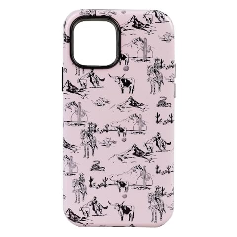 TRADAY Western Phone Case for iPhone 12 Pro Cowboy Horse Phone Case Cover