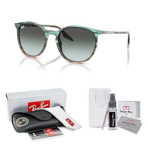 Ray-Ban RB2204 Rounded Sunglasses for Men for Women +BUNDLE with ACCESSORY EYEWEAR KIT2