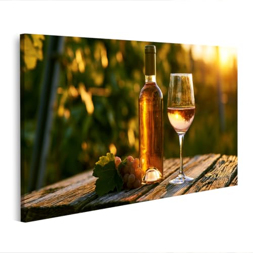 Tableau sur toile vin romantique islandburner déco murale pour salle à manger