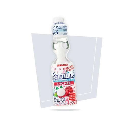 Miniatura 8 de Sangaria Ramune - Bebidas blandas japonesas soda de mármol carbonatadas paquete variado paquetes combo de recuerdos de mezcla original fresa naranja