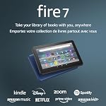 Amazon Fire 7 tablet (newest model), 7” display, read and watch, under $80 with 10-hour battery life, 16 GB, Black