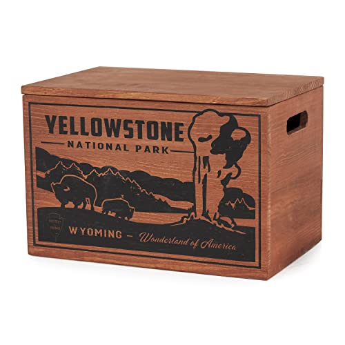 Better Wood Products Limited Edition Protect the Parks Series All Natural Fatwood Fire Starter Sticks, 13 Pound Wooden Crate, Yellowstone