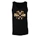 INNOGLEN Puzzle Hotel Kuba Erste Punktperspektive Herren Tank top e738mt