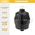 BESy HD HEAVY DUTY Filter Shower Head High Output Shower Filter for Hard Water Universal Multi-Stage Shower Head Filter for Removing Chlorine and Fluoride Matte Black
