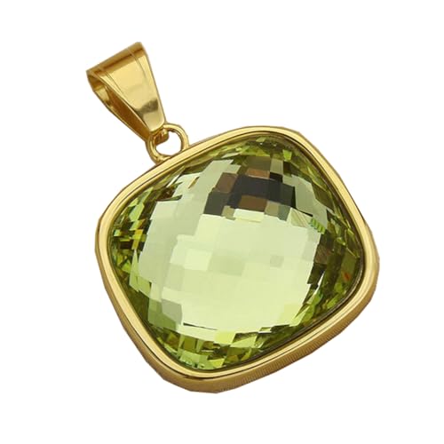 [JUNENTER] fB[X XeXX`[lbNX ΃y_g ֒ꂽXg[`[lbNX WG[Mtg bhy_ĝ(Light Green Pendant Only)