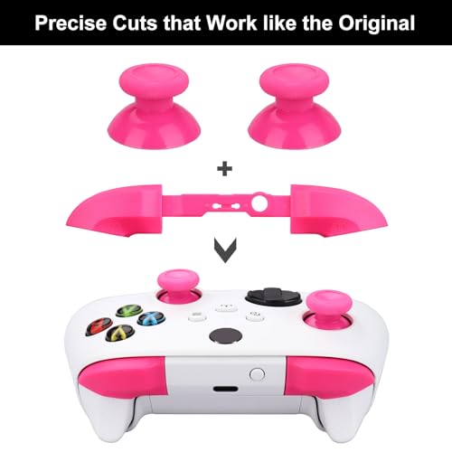 Image of Lb Rb Bumper Button Replacement for Xbox Series X S Controller, Shoulder Trigger Buttons Top Middle Bracket Replacement Parts for Xbox Series X S Controller