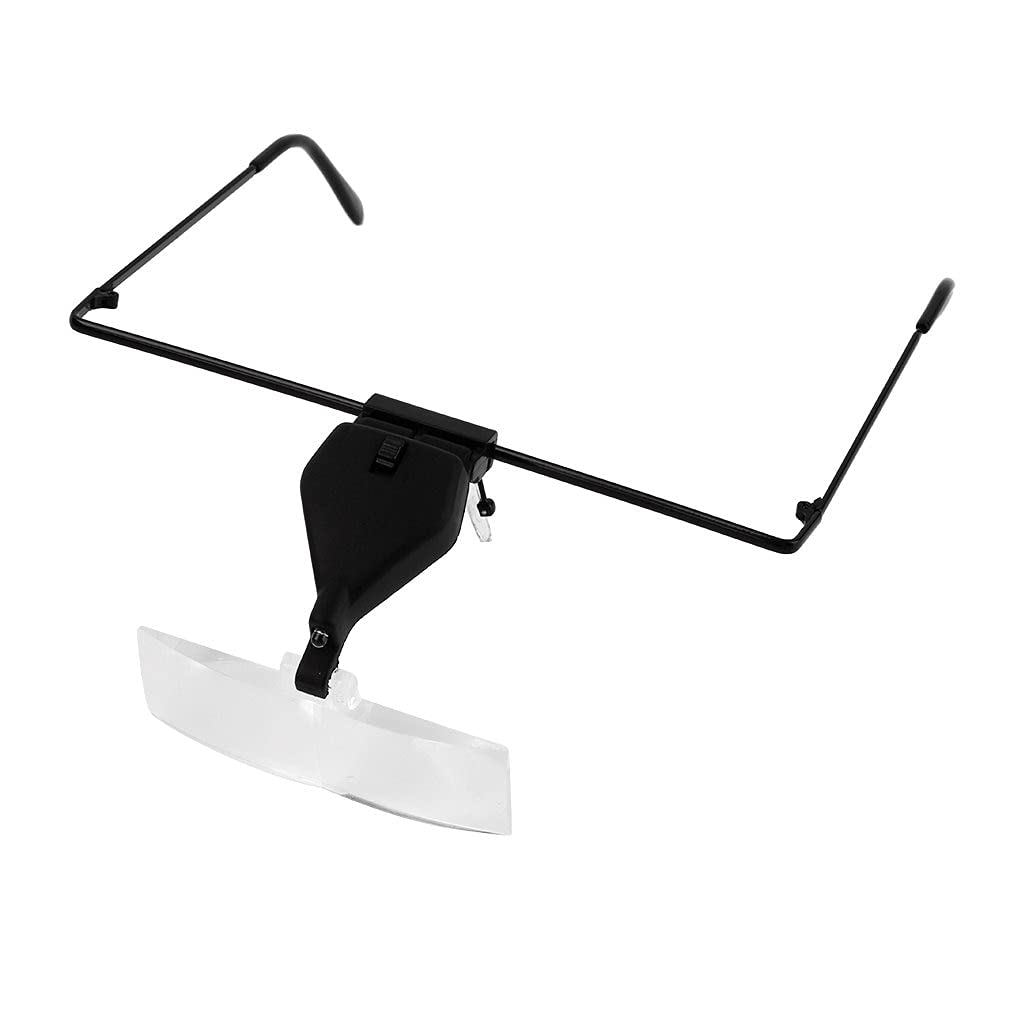 Vergrößerungs-Wimpernverlängerung, LED-Licht, Vergrößerungsbrille, Freisprech-Lupe, tragbare Werkzeuge zum Lesen von Büchern, Zeitungen, Zeichnen schöner Landschaften