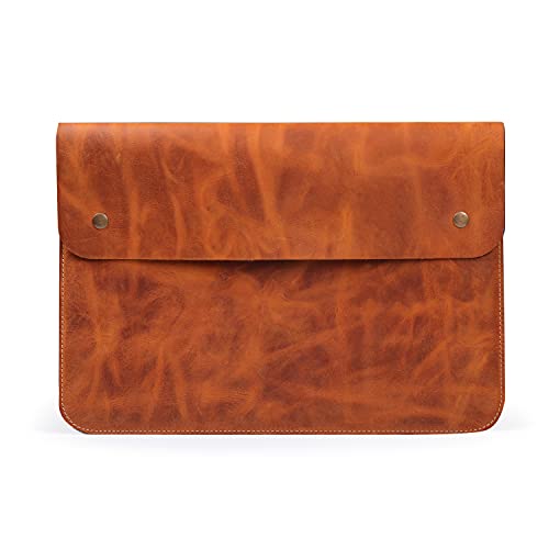 Pratico: la custodia MegaGear per MacBook in vera pelle e pile ha un design sottile e minimalista e può essere utilizzata come custodia o custodia per il tuo laptop. Può essere trasportata da sola o in un'altra borsa. La custodia ha un rapido accesso dall'alto.