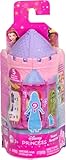 Mattel Disney Princess Tower Surprise Small Dolls & Accessories, Stacking Playsets with 4 Surprises & Friend from Disney Movies (Styles May Vary)